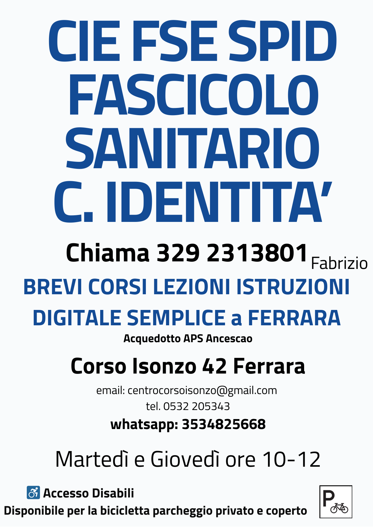 ACQUEDOTTO APS 3292313801 digitale semplice Fabrizio